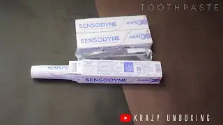 SENSODYNE Rapid Toothpaste Combo Pack Toothpaste  (240 g, Pack of 3) Unboxing