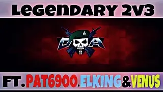 Legendary 2v3 Ft. Pat6900, Elking & Venus [ Doodle Army 2: Mini Militia ] Legend Gameplay Ep.2