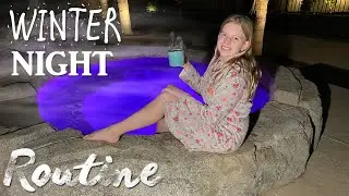 Winter Night Routine - Late Nite Hot Cocoa & Spa Time!