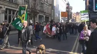 Anti-Fracking Protest Manchester City Centre (09/03/14)