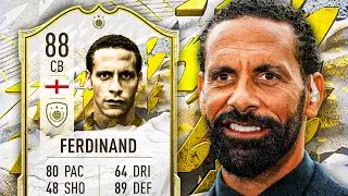 IS HE WORTH 7 TOKENS? 🤔 88 ICON RIO FERDINAND PLAYER REVIEW! - FIFA 22 Ultimate Team