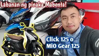Labanan ng pinaka mabenta, Yamaha Gear 125 Vs Honda Click 125, Price update , CRISRIDE MOTOVLOG