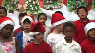 Children Sing Christmas Carols at Crestline Elementary School :D