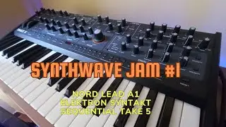 Synthwave jam n. 1 | Syntakt, Take 5 and Nord Lead A1