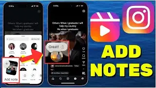 How To Share Notes To Instagram Reels/Posts (NEW FEATURE!)