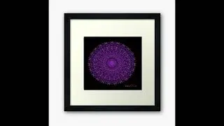 Crown Chakra Mandala Art For Healing | 7 Chakras