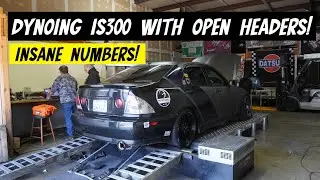 How Much HP does Open Headers & Exhaust Make On Dyno Lexus IS300!