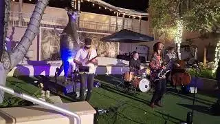 Nicholas Kaleikini and friends performing at Capitol Modern, Honolulu.