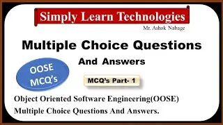 MCQ's on Object Oriented Software Engineering | Multiple Choice Questions And Answers on OOSE
