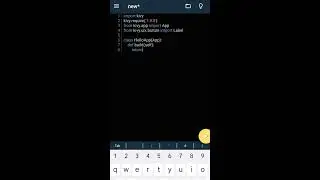 How to build simple Application in python using kivy. 