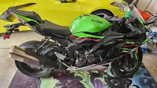 Kawasaki ZX6R 7,600 mile maintenance