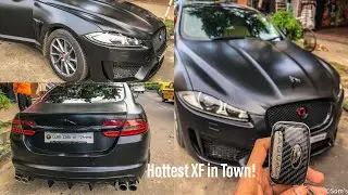 MODIFIED JAGUAR XF OF KOLKATA 🖤 | SATIN BLACK WRAP | RS KIT | TSW ALLOYS | MOTOCROSS KOLKATA 🔥💯