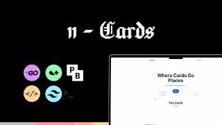 Build a Simple Full-stack App with Golang in 2 Hours! ( 11 - Cards UI )