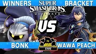 Smash Ultimate - Bonk (MK) vs Wawa Peach (Lucina) - CNB 171 Winners Bracket