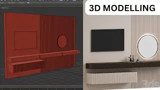 طريقة عمل وحدة تلفاز في دقائق على 3ds max