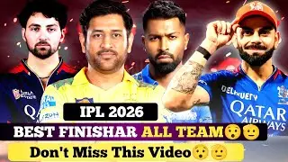 IPL 2026: All Team Finishers 🔥 Last Over Kings of IPL | MS Dhoni, Tim Devid, Hardik Pandya 😱
