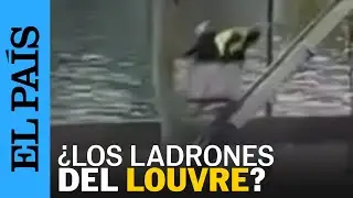 ROBO LOUVRE | Un v&iacute;deo muestra supuestamente la huida de los ladrones | EL PA&Iacute;S