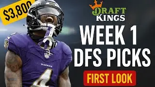 Top DraftKings NFL Picks for Week 1 (DFS 2025 First Look)