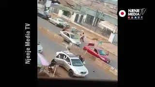 Bank Robbery Caught On Camera In Uromi, Edo State, Nigeria