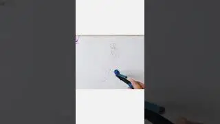 drawing a girl riding a bike//short video