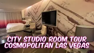 Экскурсия по номеру City Studio Room | Великолепный способ остановиться в отеле The Cosmopolitan в Лас-Вегасе!