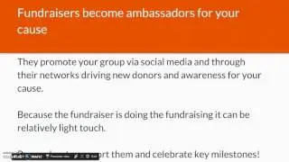 Fundraising 101