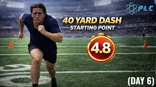 40 Yard Dash Training Starting Point (Day 6) #howtorunfaster