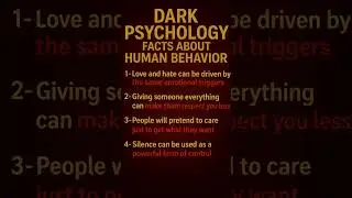 Dark Psychology Facts People Learn Too Late
