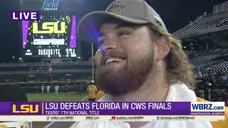 LSU postgame tour - Interviews with the coaches, players and more following title-clinching win.