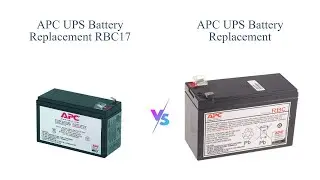 APC UPS Battery Replacement Comparison 🆚 RBC17 vs APCRBC110