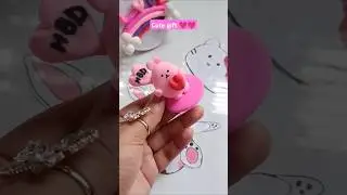 Cute birthday gift ideas with clay||cute clay art#shorts #clayart #diy #diyyoutubeshorts