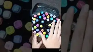 Unboxing My New 48pcs Dual Tip Color Markers| Filpkart Finds#shorts#ytshorts