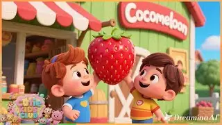 Fun Strawberry Shop & Fruit Song for Kids 🍓🏪🎵 | Happy Learning Music Video