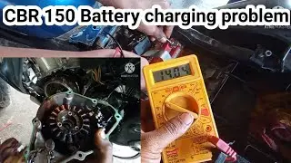 CBR 150R Bike battery charging / starting and Wiring problem solved.@RobiMotorGarage