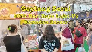 Geylang Serai Ramadan Bazaar &  Hari Raya 2026 Light-Up  #singapore #ramadan #hariraya #nightbazaar