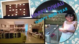 કેવી રીતે અમે કતારમાં દિવાળી ઉજવી? || EZDAN OASIS Qatar |1bhk Home Tour