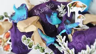 Грибочки из глины/ декор для скрапбукинга