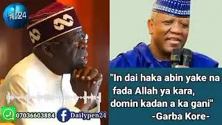 Yanzu-Yanzu ~ Indai Haka Abin Yake Na Fada Allah Ya Kara, Domin Kadan A Ka Gani - Garba Kore