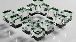 Abstract Cubes Assembling Motion Graphics | 4K 3D Background Loop