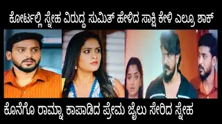 ಕೋರ್ಟಲ್ಲಿ ಸ್ನೇಹ ವಿರುದ್ಧ ಸುಮಿತ್ ಹೇಳಿದ ಸಾಕ್ಷಿ ಕೇಳಿ ಎಲ್ರೂ ಶಾಕ್