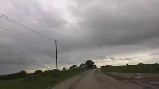 Driving From 22160 Saint Nicod&egrave;me To 22160 Duault, C&ocirc;tes d'Armor, Brittany, France 4th November 2017