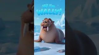🦭 Meet Wally the Walrus from Funny English Zoo!