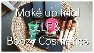 Make up trial | ELF & Boozy Cosmetics
