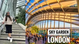LONDON SKY GARDEN ❤️ Best Views Of London 🔥 UK TRIP Ep 30