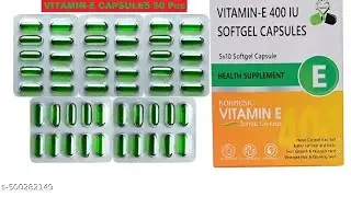 Vitamin E Capsules Pack for Healthy Skin and Hair from Meesho | sirf ₹99 | Unboxing and Review |