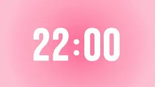 22 Minute Pastel Pink Study Timer | Cute Timer