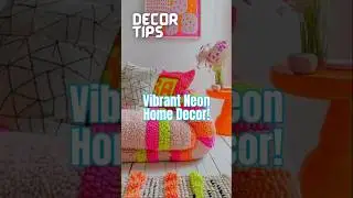Home Decor with Neon Colors #stunningdesigns #homecolor #neoncolors #decorideas #colorful
