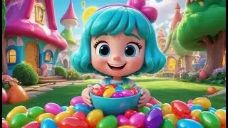 Jelly Bean Rainbow Path | Nursery Rhyme Song for Kids