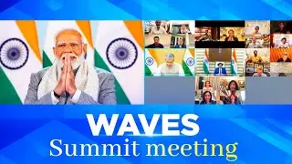 PM Modi chairs a meeting on WAVES Summit