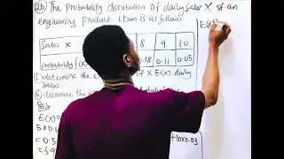How to determine the expection of X daily sales and the variance of daily sales
